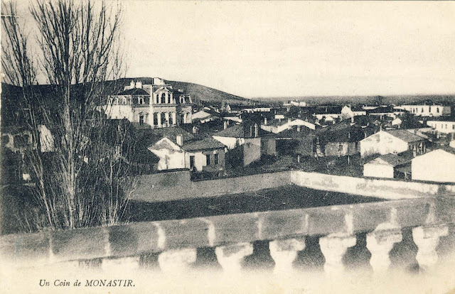 View of part of Bitola, with the Metropolitan Residence in background, 1917.