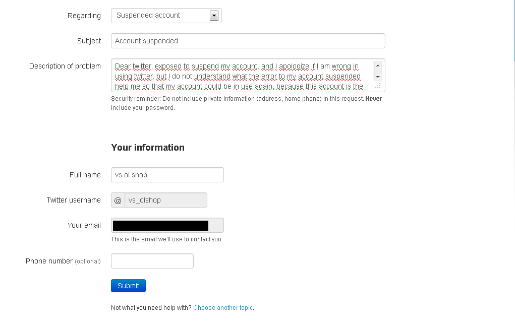 Account suspended перевод