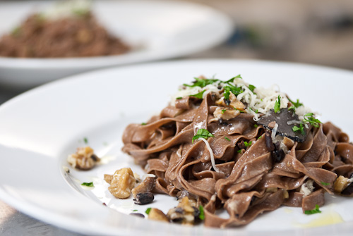 Tagliatelle and truffle are the right combination for creating a special dish