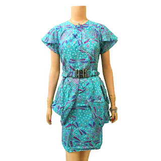 Dress Batik Motif Capung