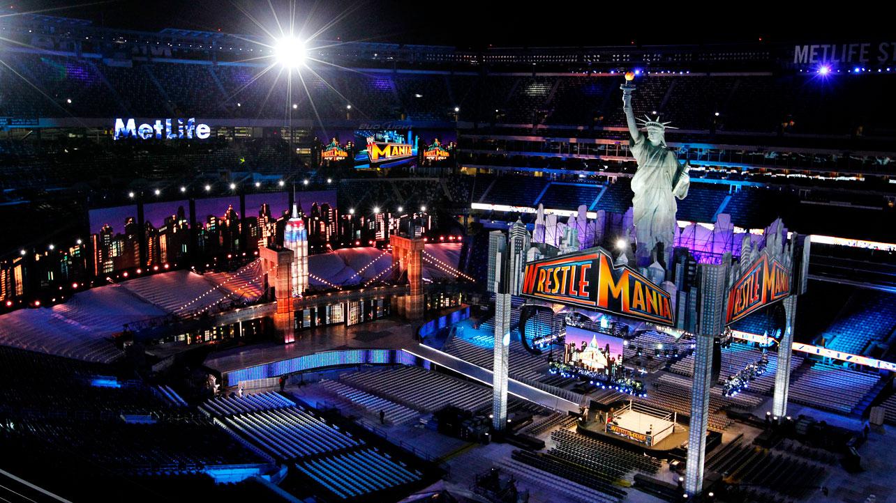 WWE WrestleMania 29 Stage Zdjęcia Workrate Wrestling