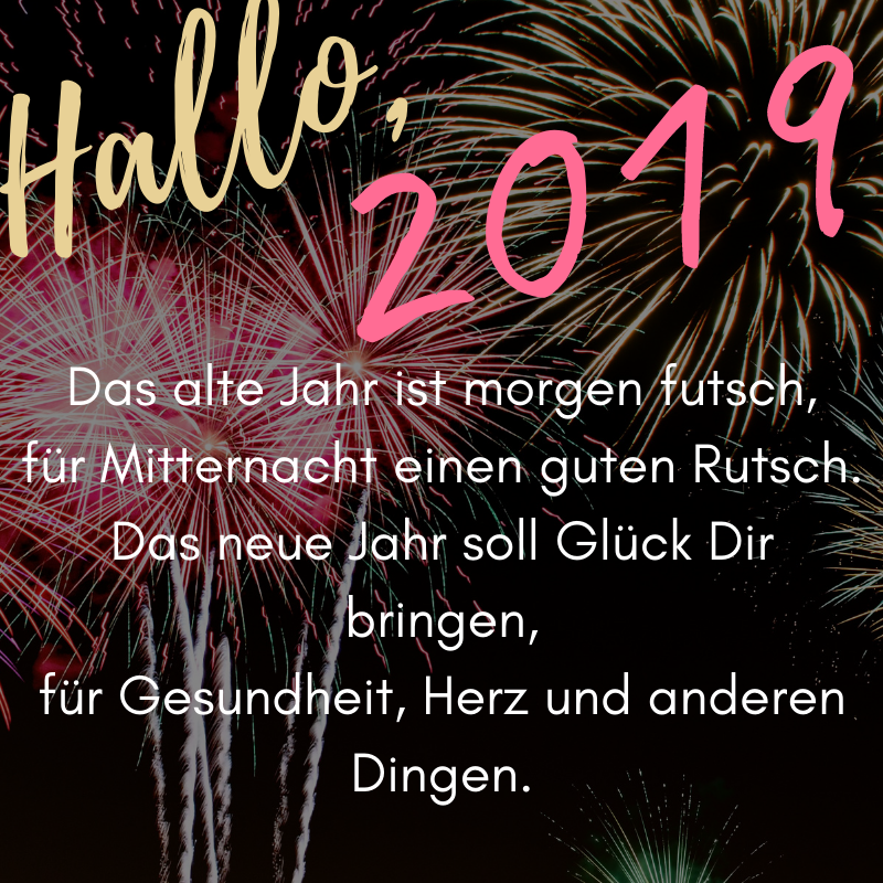 Kreativ Mit Rat H Ein Frohes Neues Jahr 2019