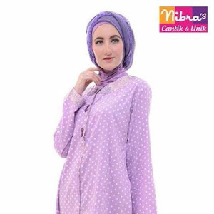 Tunik Nibras Hijab Muslim Ungu
