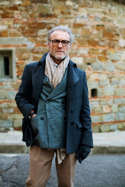Cool and rumpled is the way to go middle age style for men Grey Fox