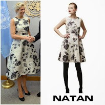 NATAN Dress and CHRISTIAN LOUBOUTIN Pumps - Queen Maxima Style