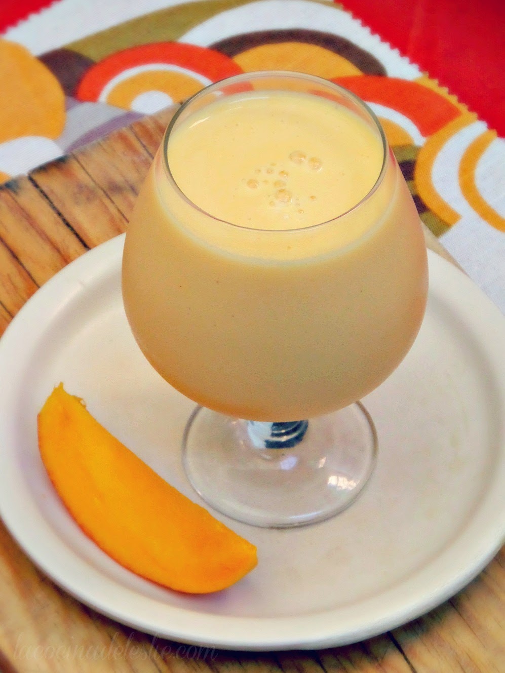 Secret Recipe Club Mango Milkshake La Cocina de Leslie