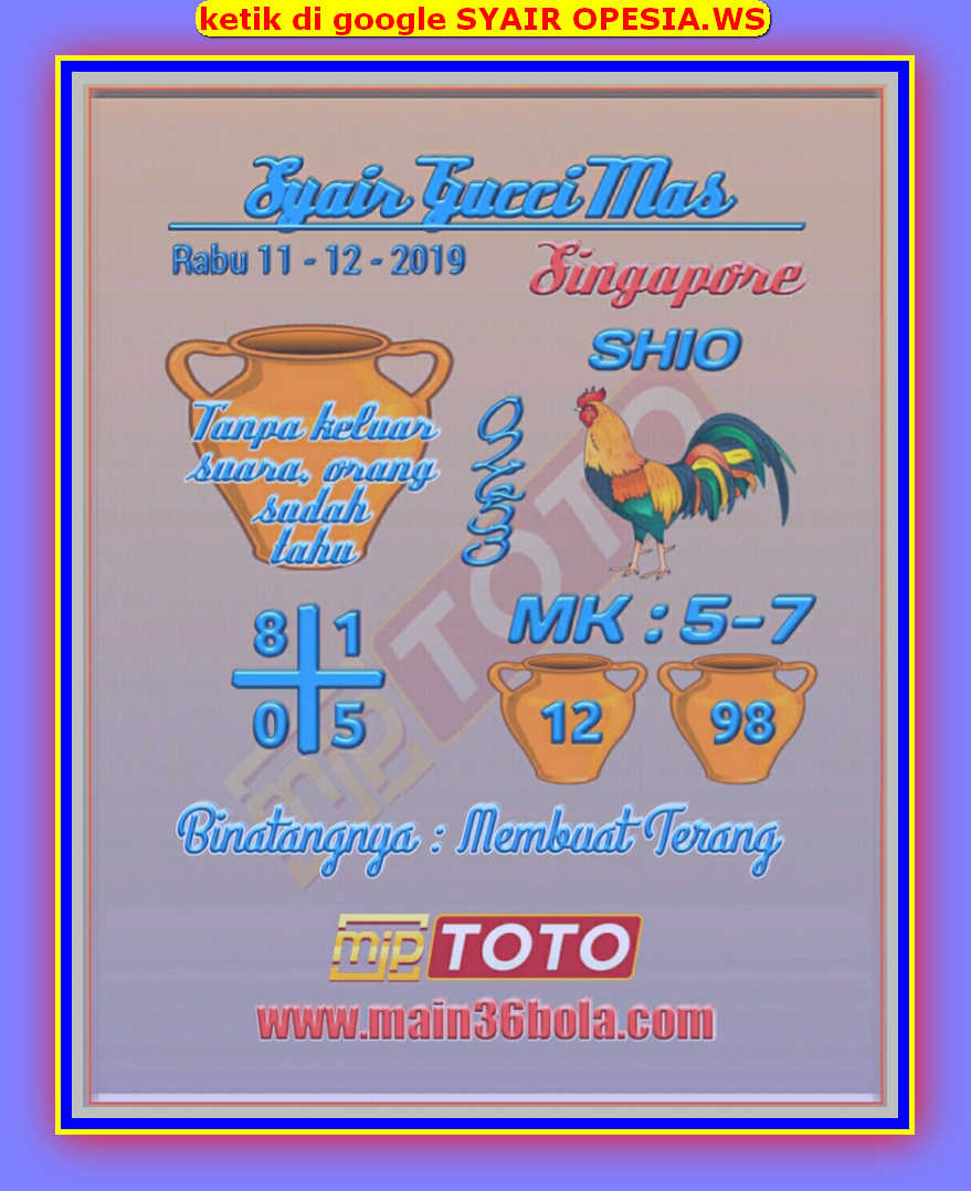 1 New Message Kode Syair Singapore 11 Desember 2019 Forum Syair Togel Hongkong Singapura Sydney