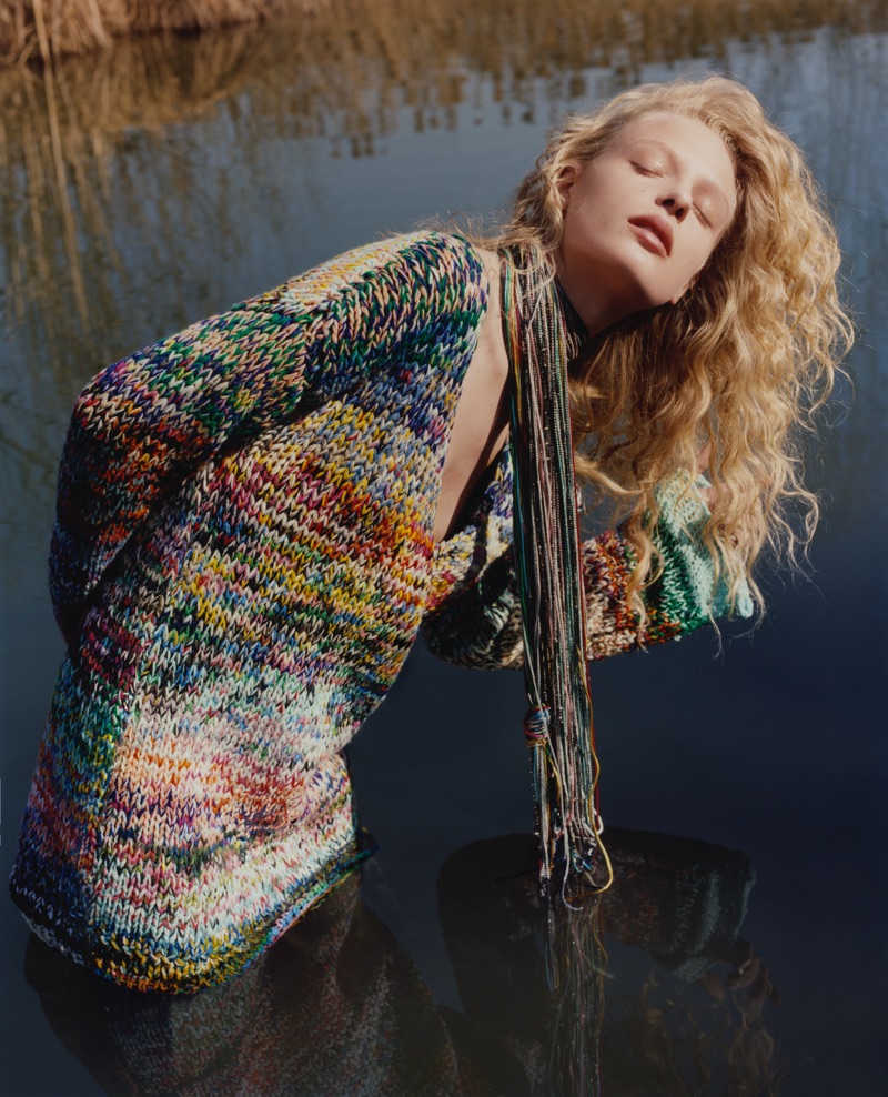 Frederikke Sofie by Harley Weir for Missoni Autumn/Winter 2016 Campaign
