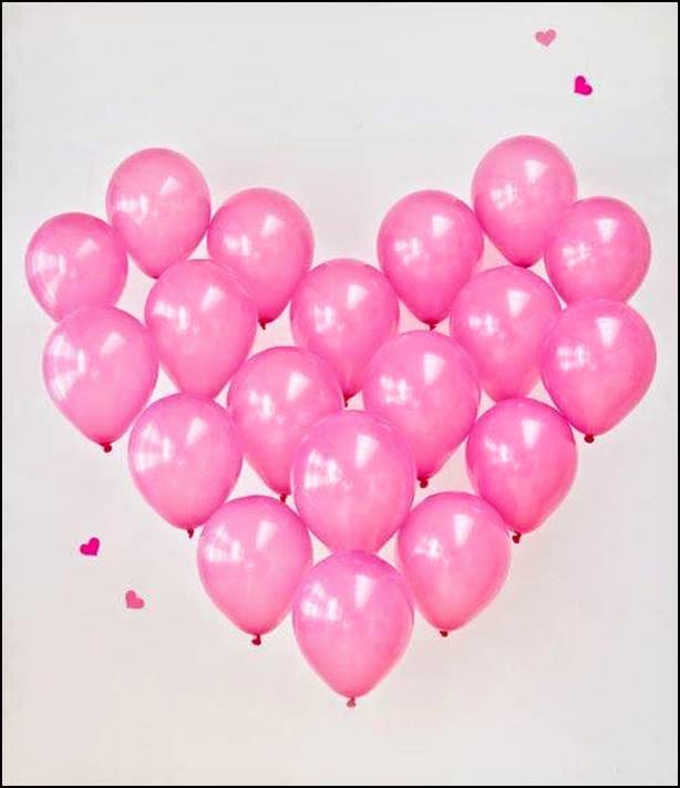 balões rosa