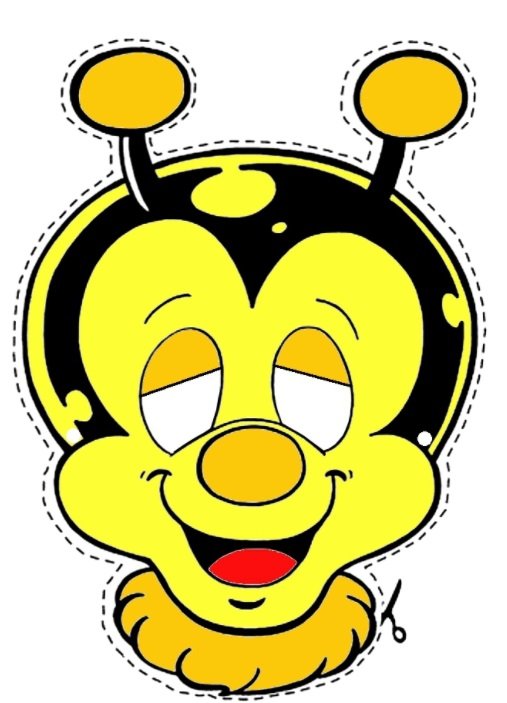 Mascaras De Abelha Para Imprimir Espaco Educar