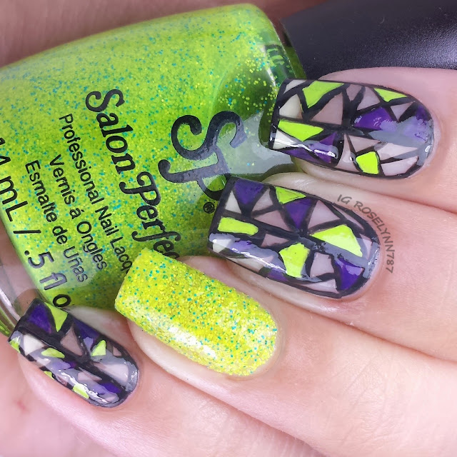 Freehand Nail Art Challenge: Complementary Colors 