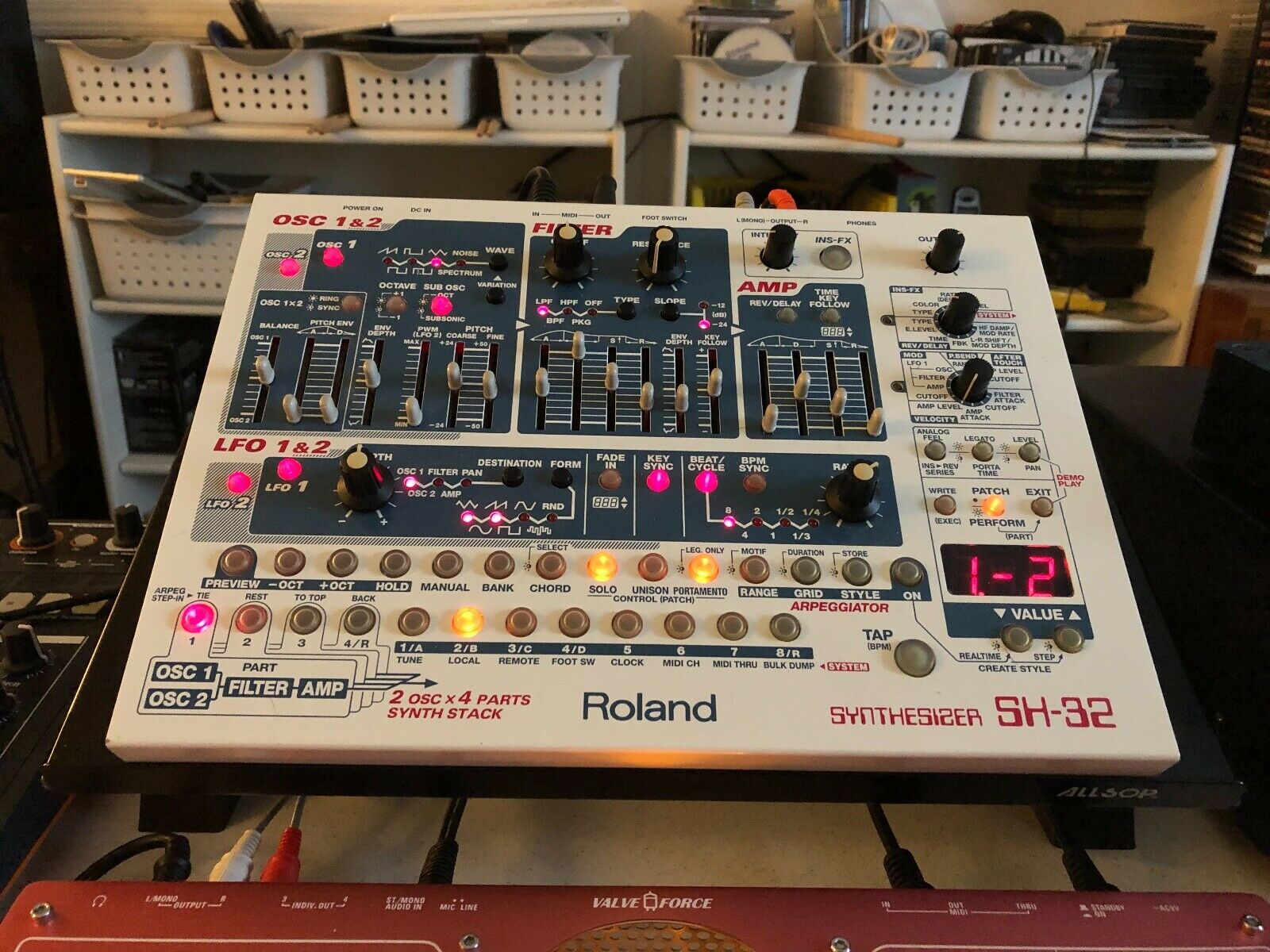 MATRIXSYNTH Roland SH32 Desktop VA Synthesizer