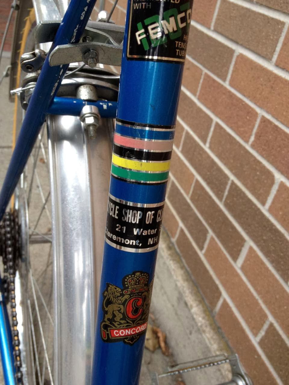 Bike Boom refurbished bikes Concord Pacer S/S cruiser road bike