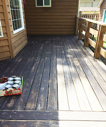 deck painted tuin vlonders houten alisa kunstenares burke schildering homease paint project alisaburke