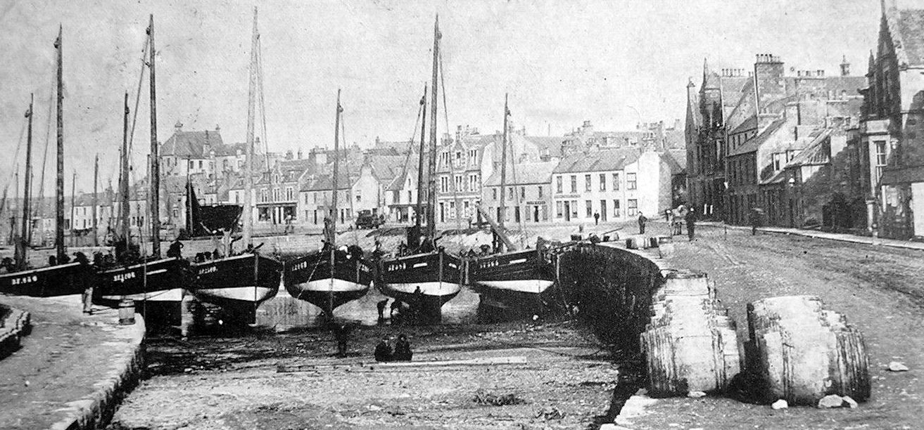 Tour Scotland Old Photograph Shore Street Macduff Scotland