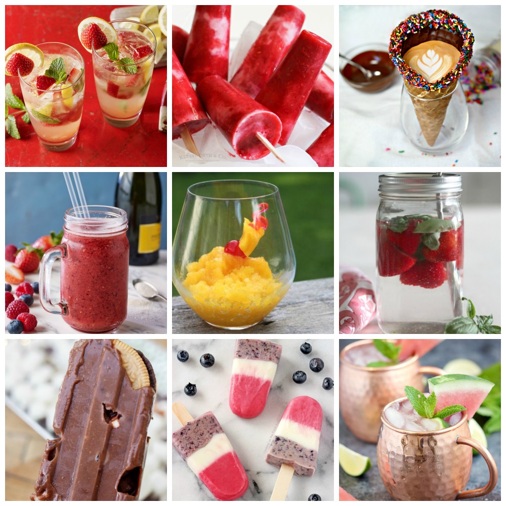 Refreshing Summer Drink and Dessert Recipes Plus Create Link Inspire Party