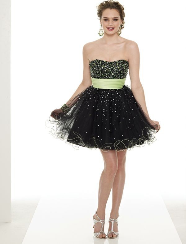 RainingBlossoms Evening Dresses Stand Out with Bling Bling Dress