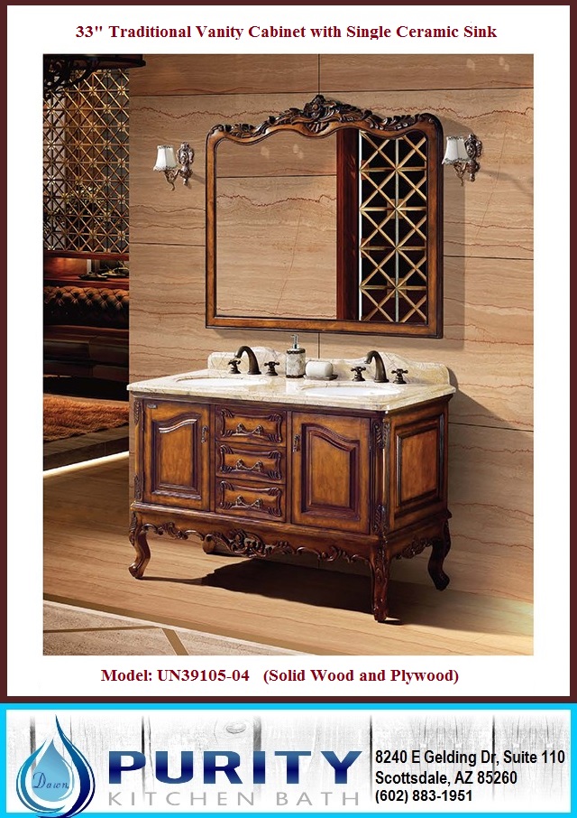 Kitchen & Bath Plumbing Supplies Wholesale 33 in Vanity Sink