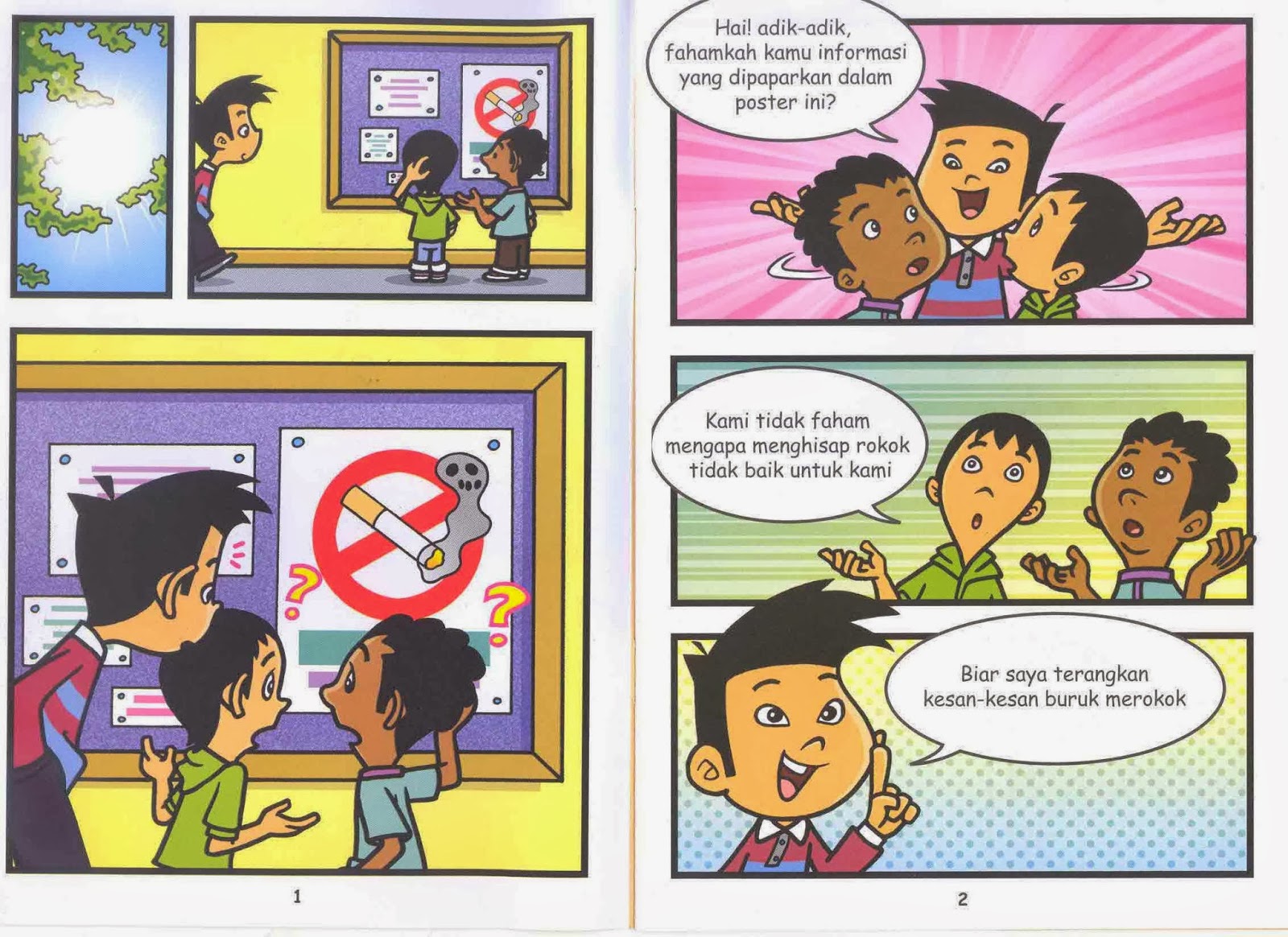 KOMIK BAHAYA MEROKOK Oral Health Division Ministry Of Health Malaysia KOMIK BAHAYA MEROKOK Oral Health Division Ministry Of Health Malaysia