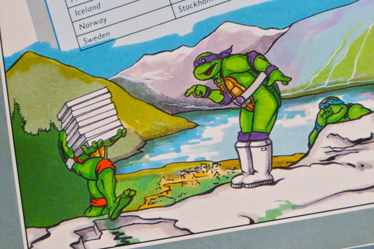 The Sewer Den: Issue 52: Radical Reading (TMHT World Atlas)