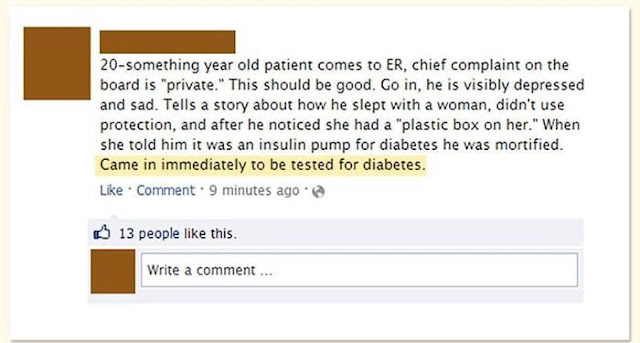 doctor's stupid question asked from a patient, diabetes, diabetic, insulin pump