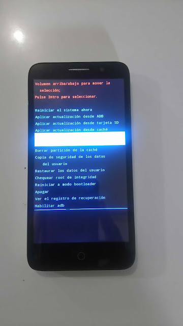 Como hacer un RESET al Alcatel One Touch Pop 3 5