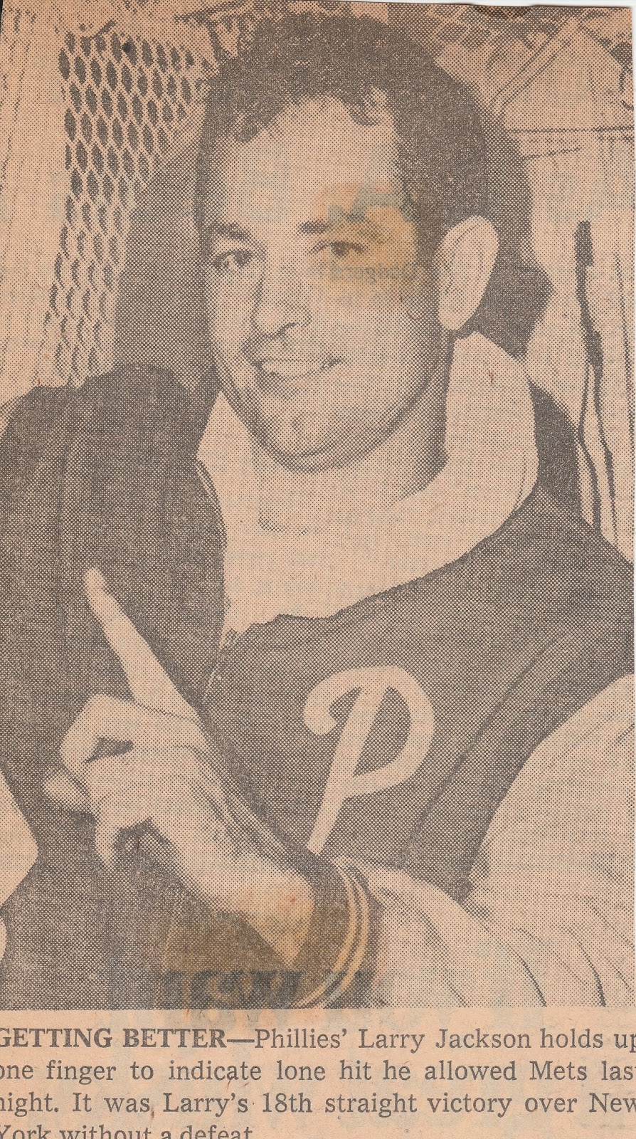 1960s Baseball 1967 Scrapbook Larry Jackson