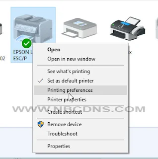 Cara Setting Ukuran Kertas Di Printer Epson LX Dan LQ Di Windows 