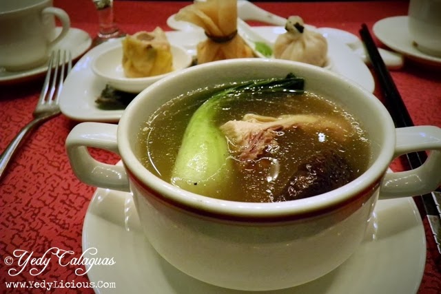 Double Boiled Chicken with Black Mushroom at Xin Tian Di Restaurant