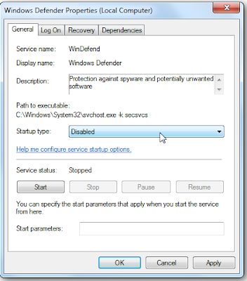 Cara Mematikan Windows Defender Windows 7,8 dan 10 Cara Mematikan Windows Defender Windows 7,8 dan 10