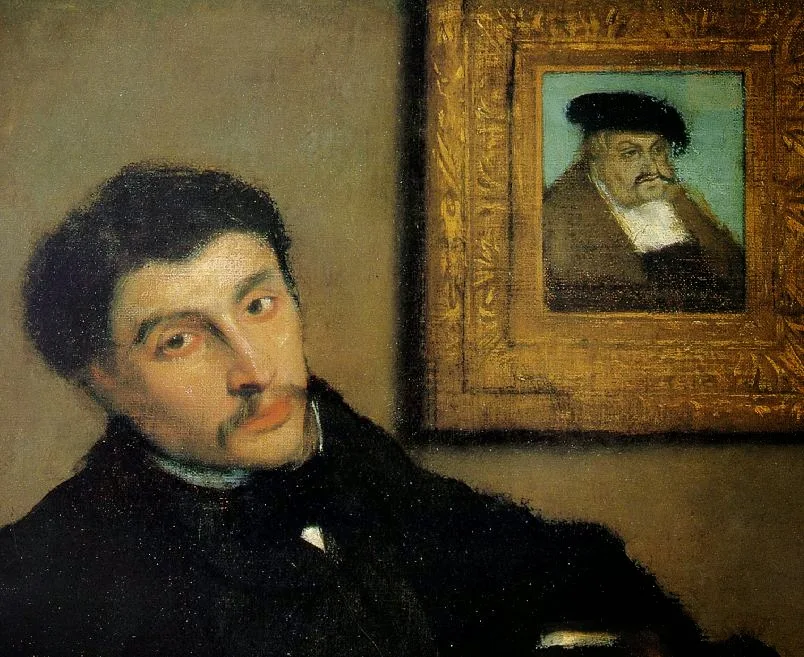 Edgar Degas - Portrait of James Tissot, 1867-68