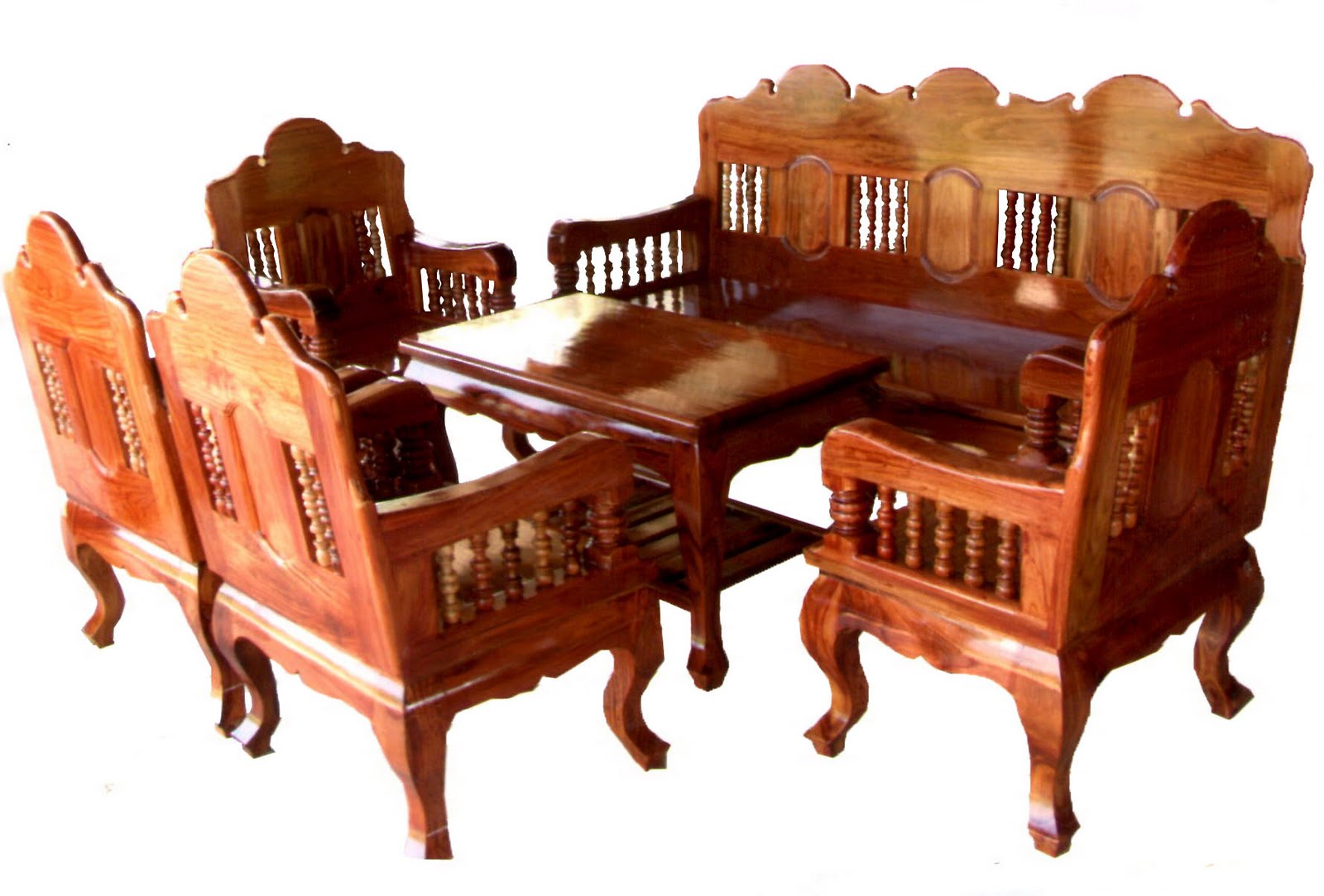 Thailand Carved Furniture Picture Record