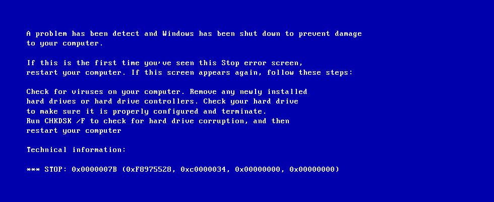disc boot error windows 7