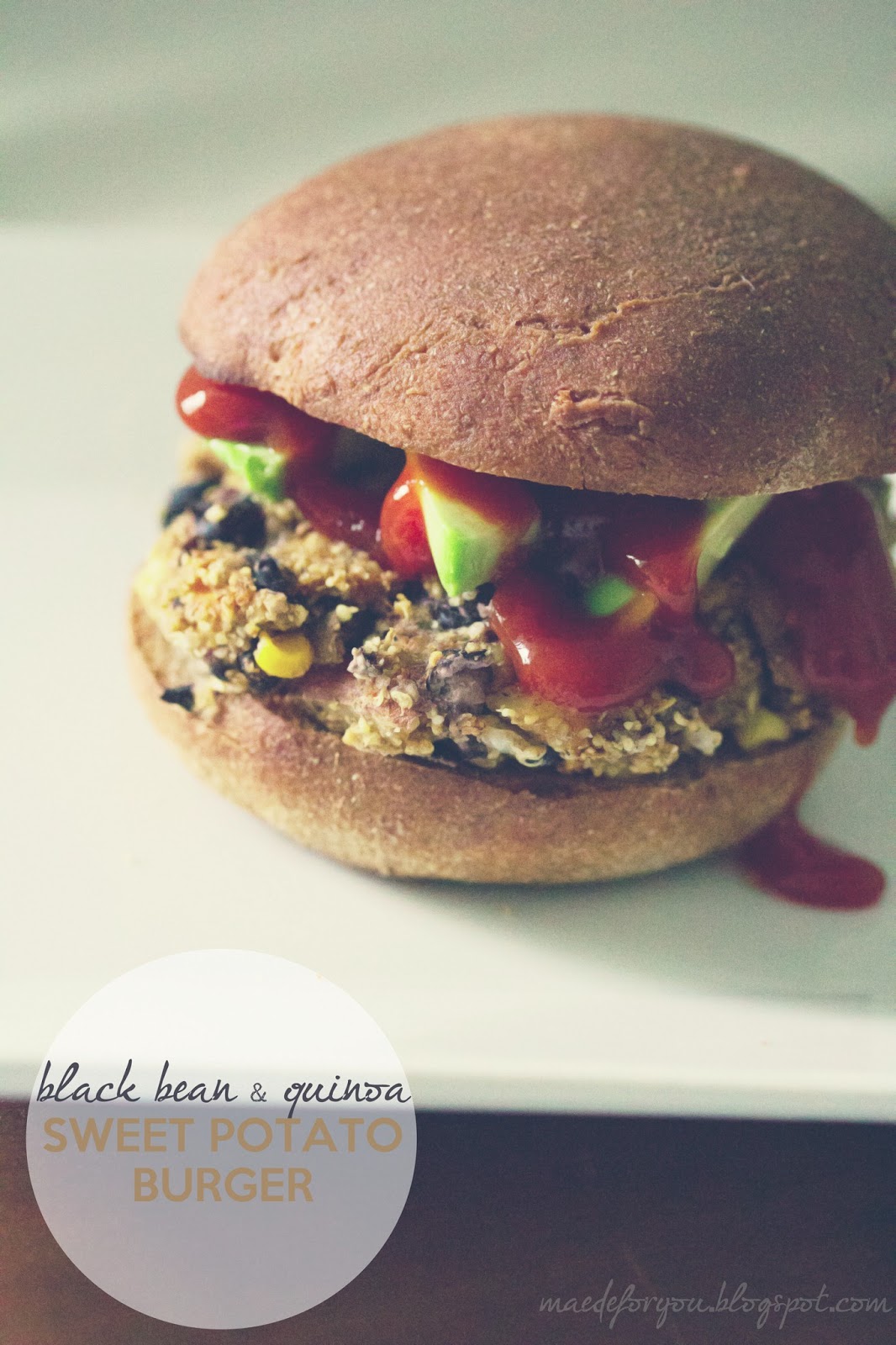 maede.for.you. Sweet Potato, Black Bean & Quinoa Burgers {Vegan