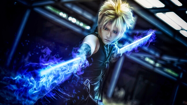 cloud strife cosplay advent children cloud strife cosplay advent children