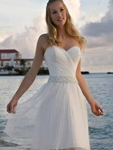 Wedding Ideas AU: Choosing the Right Beach Wedding Dress