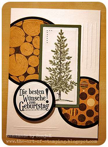 stampin up - lovely as a tree