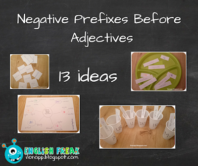negative prefixes before adjectives przedrostki negative prefixes