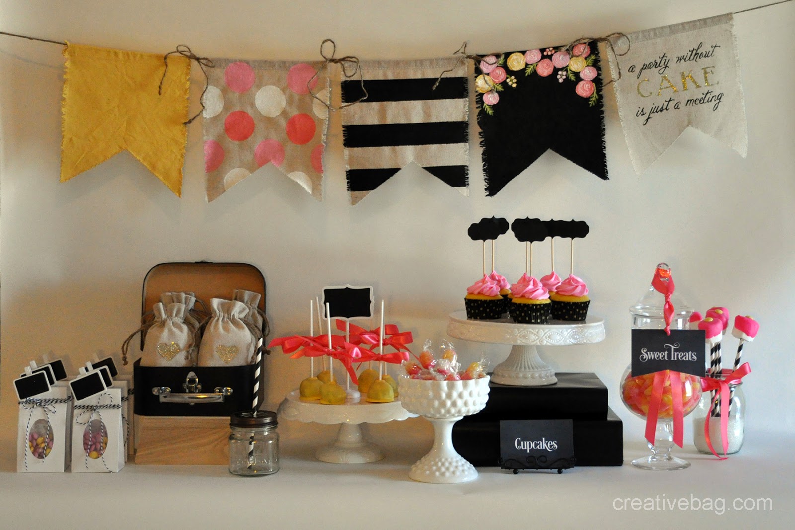 the creative bag blog Sweet table supplies some of our favourites!