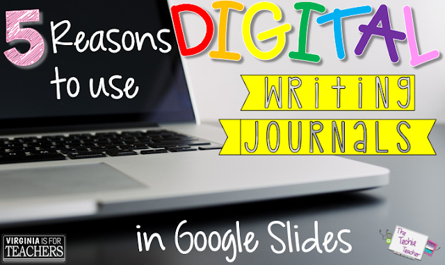 The Techie Teacher: Digital Writing Journals: Freebie Included!