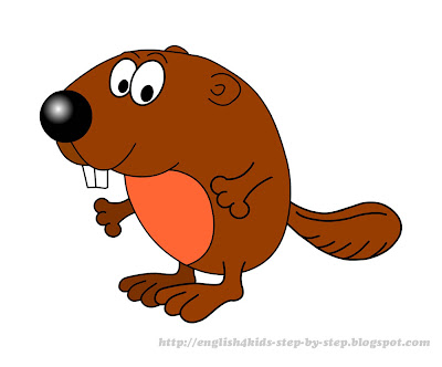 cute cartoon beaver clip art for teachers