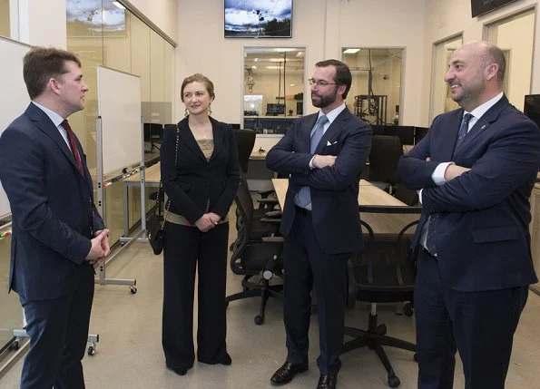 Hereditary Grand Duke Guillaume and Hereditary Grand Duchess Stéphanie of Luxembourg visited the Vulcan Aerospace and Planetary Resources in Seattle