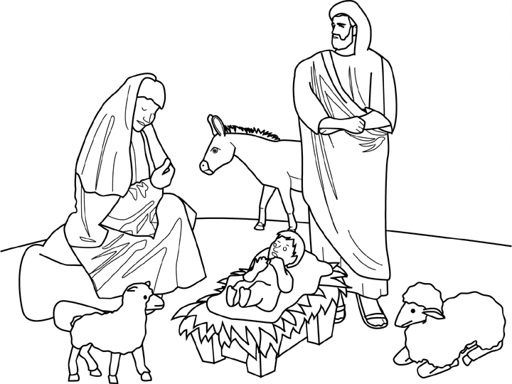 xmas coloring pages for kids to print - photo #49