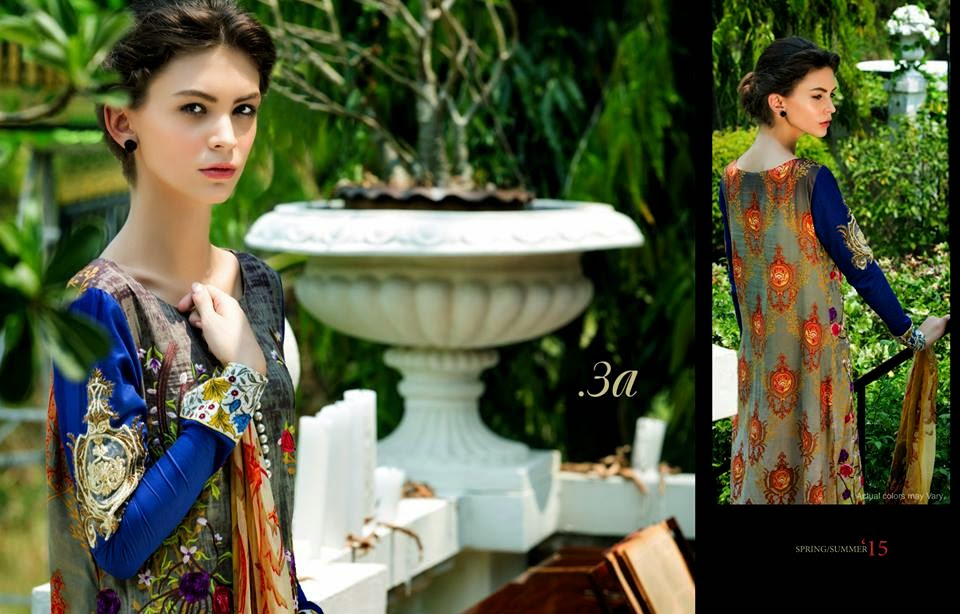 Spring luxury lawn collection 2015