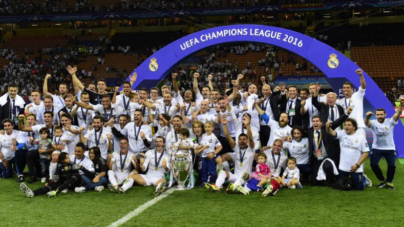 fiesta real madrid 2016 11ου τροπαίου του Champions League.