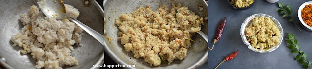 Step 3 - Varagu arisi Puliyodharai | Kodo Millet Tamarind Rice