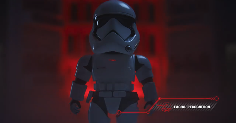 star wars first order stormtrooper robot with companion app
