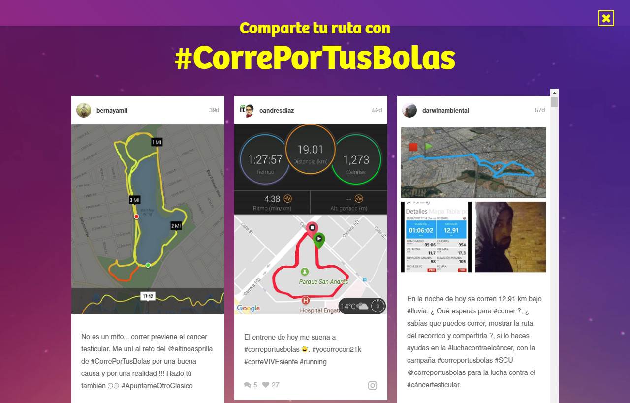 Corre Por Tus Bolas #CorrePorTusBolas Colombia