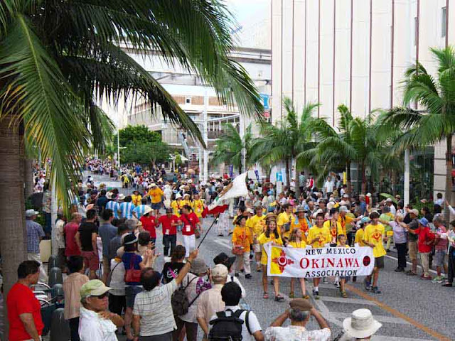 New Mexico Okinawa Association marching