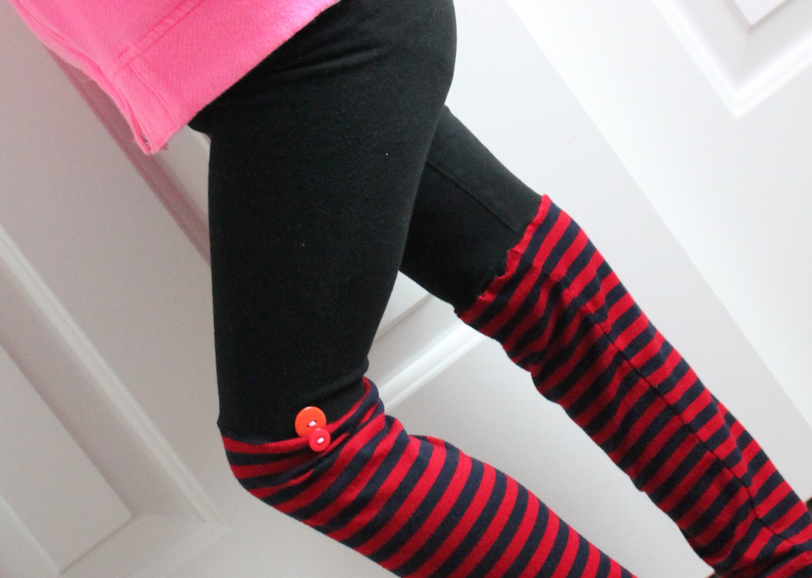 Odds of Pink Half & Half Leggings